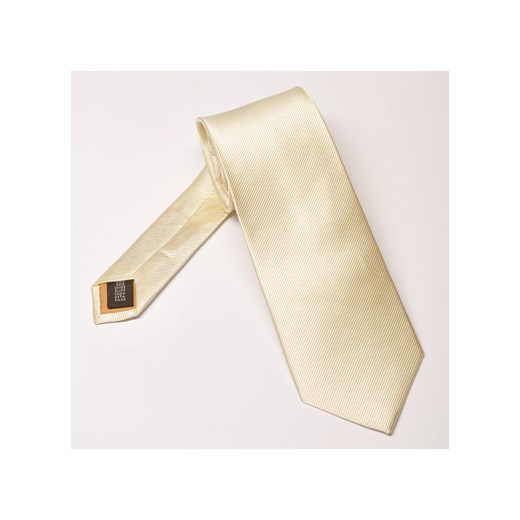 Krawat ślubny jedwabny w kolorze ecru eleganckipan-com-pl bezowy delikatne