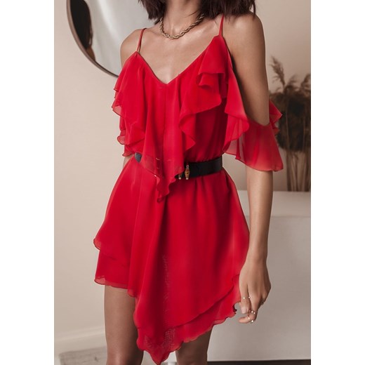 Sukienka Malona - czerwona Latika okazyjna cena Butik Latika