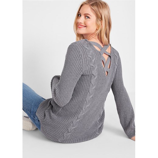 Długi sweter ciążowy | bonprix Bonprix 32/34 bonprix