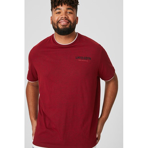 C&A T-shirt-w stylu 2 w 1, Czerwony, Rozmiar: 3XL 6XL C&A