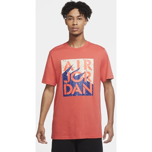 T-shirt męski Jordan Stencil - Czerwony Nike XS Nike poland