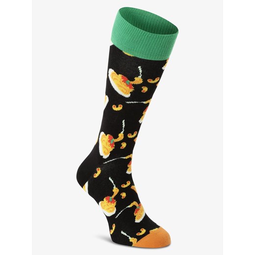 Happy Socks - skarpety z drobnej dzianiny, czarny Happy Socks 36-40 vangraaf