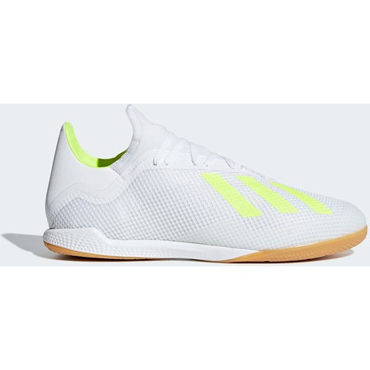 Buty piłkarskie halowe X Tango 18.3 IN Adidas (biało-żółte) 40 2/3 SPORT-SHOP.pl