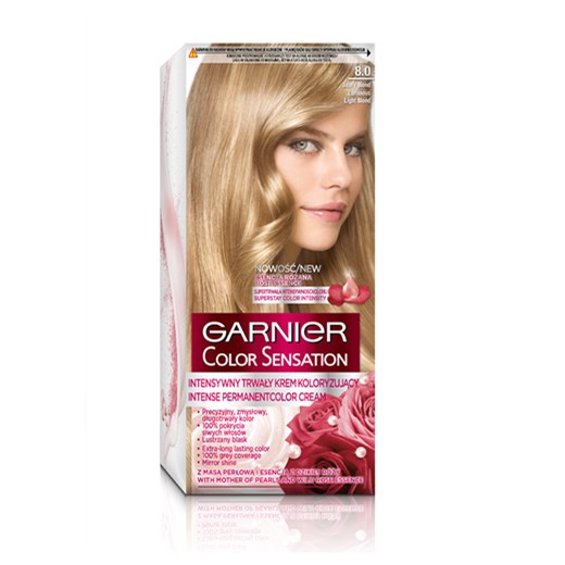 GARNIER_Color Sensation farba do włosów 8.0 Świetlisty Jasny Blond perfumeriawarszawa.pl