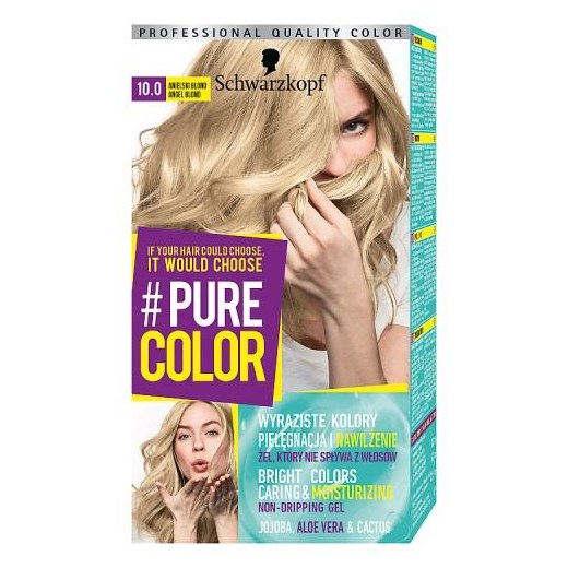 SCHWARZKOPF_#Pure Color farba do włosów w żelu trwale koloryzująca 10.0 Anielski Blond Schwarzkopf perfumeriawarszawa.pl