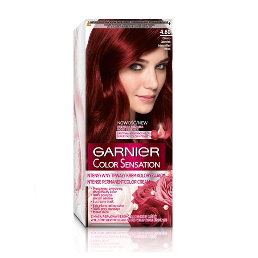 GARNIER_Color Sensation farba do włosów 4.60 Intensywna Ciemna Czerwień perfumeriawarszawa.pl