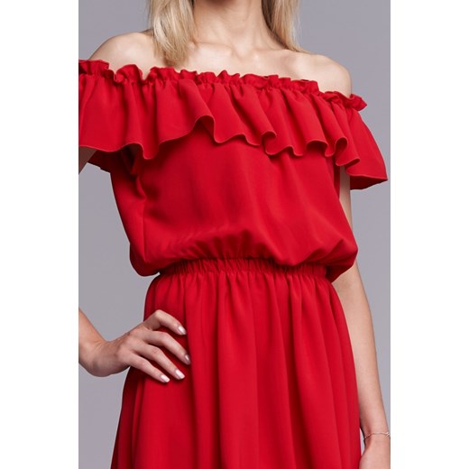 Sukienka czerwona Ella Boutique mini 