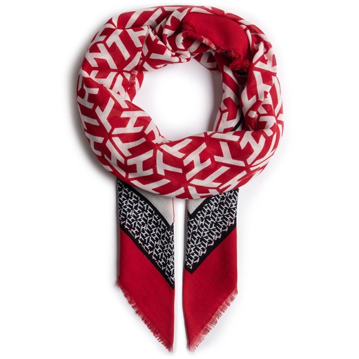 Chusta TOMMY HILFIGER - Monogram Frame Square AW0AW087450 0G1 eobuwie.pl