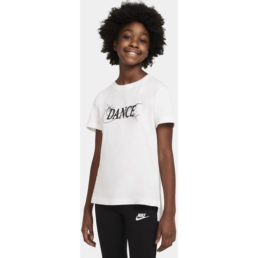 T-shirt dla dużych dzieci (dziewcząt) Nike Sportswear - Biel Nike S Nike poland