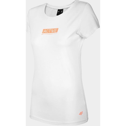 Koszulka damska H4Z20 TSD013 4F (biała) S okazja SPORT-SHOP.pl