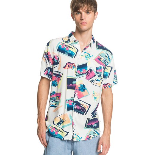 Koszula męska Maravilla Boutique w nadruki z krótkim rękawem 