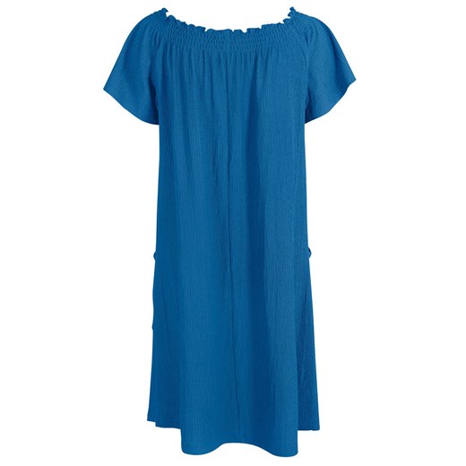 Sukienka z dżerseju w strukturalny wzór, z naszywanymi kieszeniami | bonprix Bonprix 36/38 bonprix