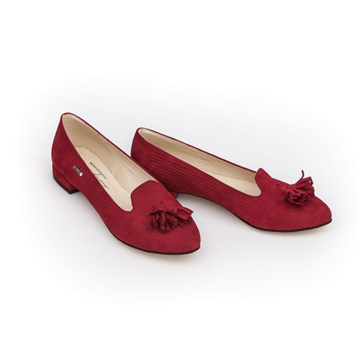 Balerinki Zapato w kwiaty bez zapięcia