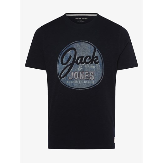 Jack & Jones - T-shirt męski – JJ30Jones, niebieski Jack & Jones S vangraaf