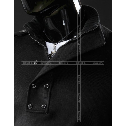 Sweter (wx0419) dstreet czarny akryl