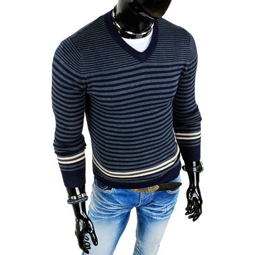 Sweter (wx0117) dstreet czarny męskie