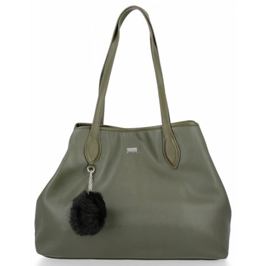 David Jones shopper bag na ramię bez dodatków na wakacje 