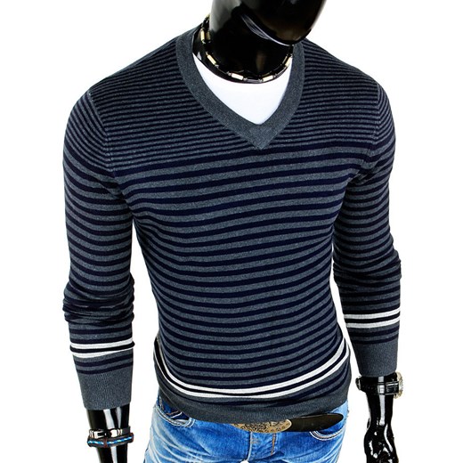 Sweter (wx0118) dstreet czarny męskie