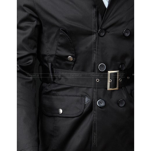 Płaszcz (cx0295) dstreet czarny bawełniane