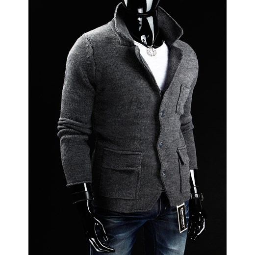Sweter (wx0191) dstreet czarny akryl