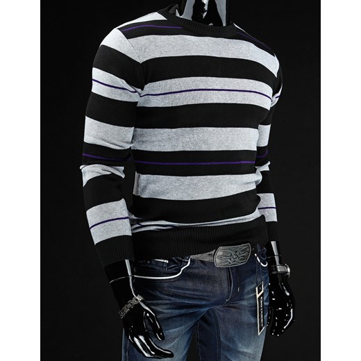Sweter (wx0181) dstreet czarny bawełniane