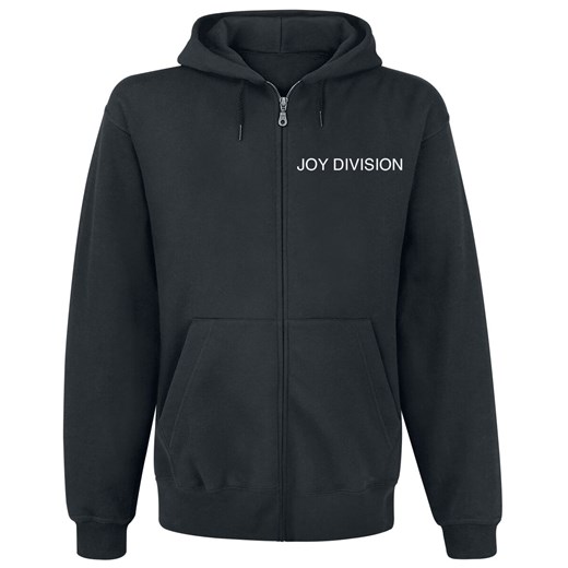 Joy Division - Unknown Pleasures - Bluza z kapturem rozpinana - czarny XL EMP
