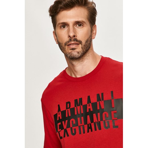 Armani Exchange - T-shirt Armani Exchange l wyprzedaż ANSWEAR.com