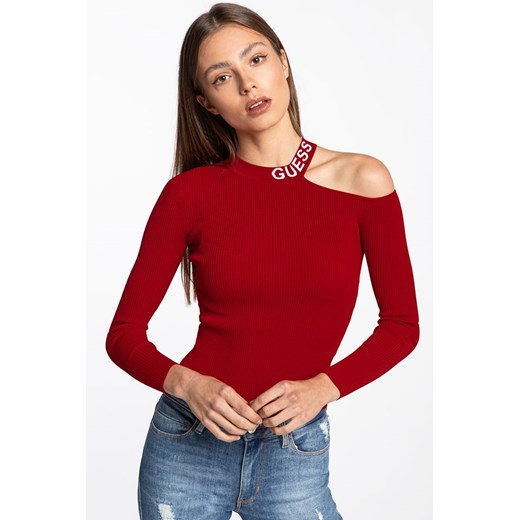 Bluza Guess SORAYA VNECK SWEATER W0BR0CZ2G50-G5F0 RED Guess S eastend