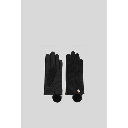 C&A Rękawiczki z zamszu, Czarny, Rozmiar: S M C&A