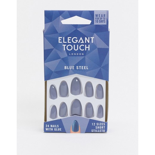 Elegant Touch – Niebieskie sztuczne paznokcie Elegant Touch No Size Asos Poland