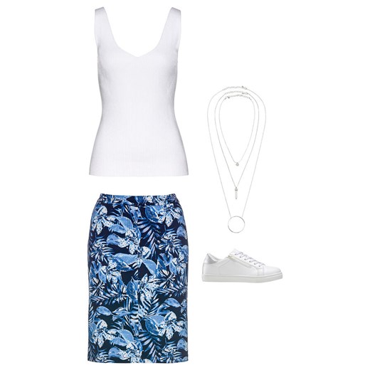 Top dzianinowy | bonprix Bonprix 56/58 bonprix okazyjna cena