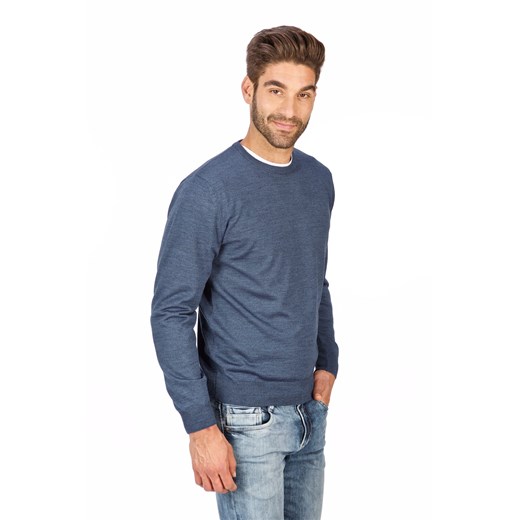 Sweter męski półgolf niski  jeans - regular Lanieri Fashion Lanieri.pl
