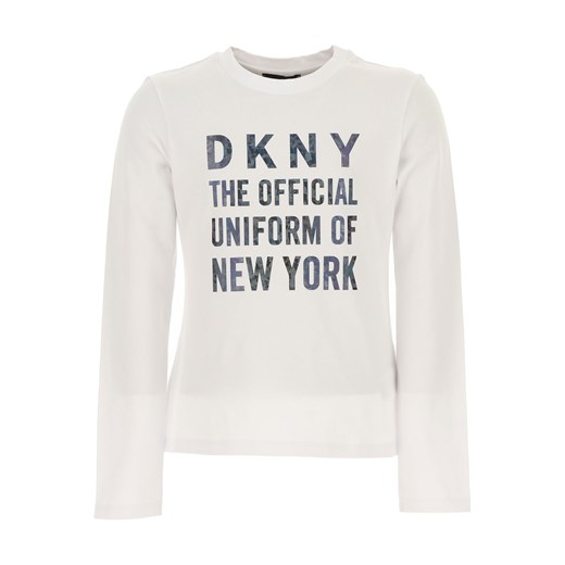 Bluzka dziewczęca DKNY biała 