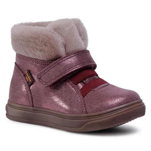 Buty zimowe dziecięce bez wzorów trzewiki 