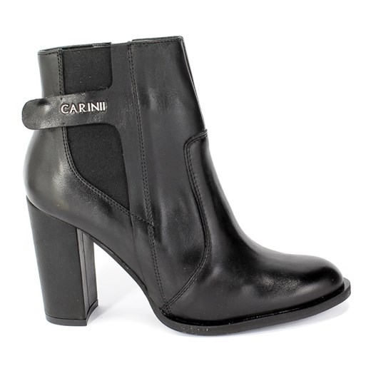 Botki Carinii eleganckie skórzane