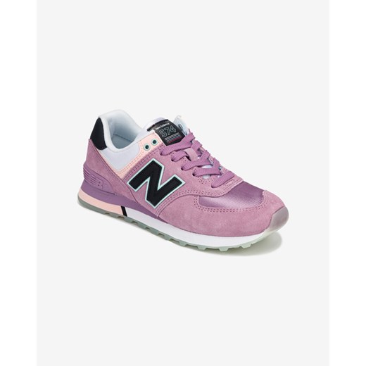 Buty sportowe damskie New Balance w stylu młodzieżowym new 575 zamszowe 