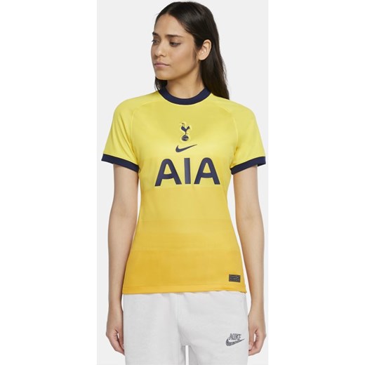 Damska koszulka piłkarska Tottenham Hotspur Stadium 2020/21 (wersja trzecia) - Żółć Nike M Nike poland