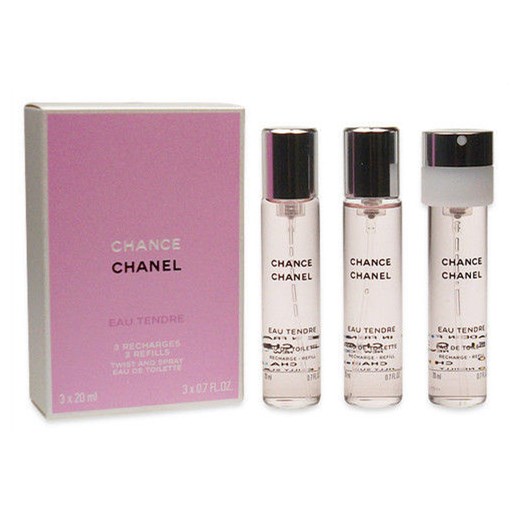 Chanel Chance Eau Tendre 3x20ml W Woda toaletowa e-glamour rozowy piżmo