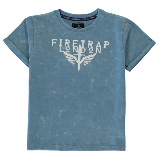Firetrap Acid Wash T Shirt Junior Boys Firetrap 5-6 Y Factcool