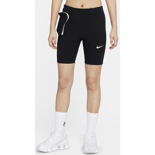 Damskie spodenki do jazdy na rowerze Nike Sportswear Tech Pack - Czerń Nike S promocyjna cena Nike poland