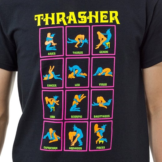 Koszulka męska Thrasher t-shirt Black Light black N Thrasher S matshop.pl