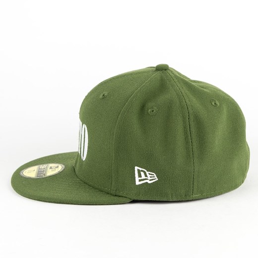 Czapka z daszkiem MAT Wear x New Era fitted KATO Script olive / white 59FIFTY 40 Mat Wear 7 1/4 okazyjna cena matshop.pl