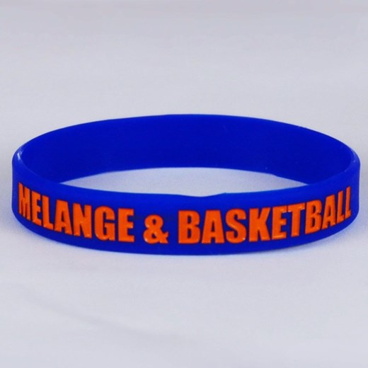 Opaska na rękę MAT Wear opaska Melange&Basketball royal / orange Mat Wear uniwersalny matshop.pl