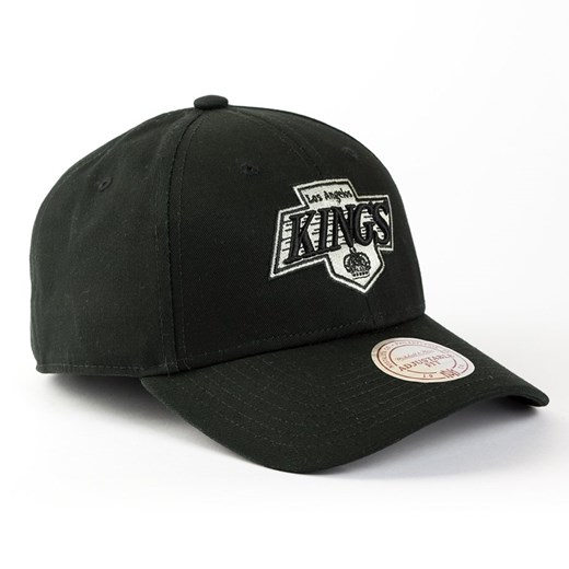 Czapka z daszkiem Mitchell and Ness strapback Team Logo Low Pro Los Angeles Kings black uniwersalny matshop.pl