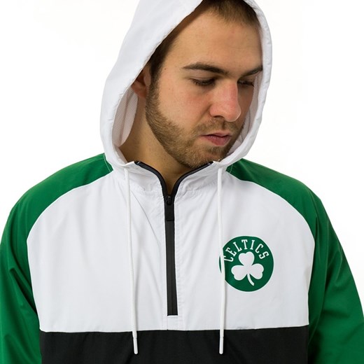 Kurtka męska New Era jacket NBA Hooded Windbreaker Boston Celtics white / green / black M New Era XL matshop.pl promocja