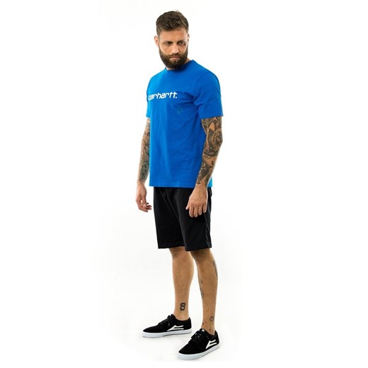 Koszulka męska Carhartt WIP t-shirt Script azzurro / white Carhartt Wip XL okazyjna cena matshop.pl
