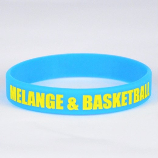 Opaska na rękę MAT Wear Melange&Basketball blue / yellow Mat Wear uniwersalny matshop.pl