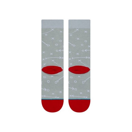 Skarpety Stance socks NBA Rockets Playbook grey / red Stance M okazja matshop.pl