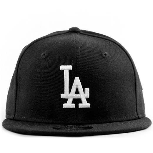 Czapka z daszkiem New Era fitted cap 59FIFTY Basic MLB Los Angeles Dodgers black New Era 7 1/8 matshop.pl okazyjna cena