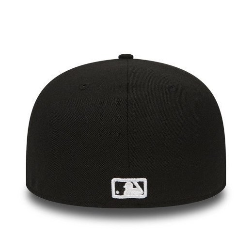 Czapka z daszkiem New Era fitted cap 59FIFTY Basic MLB Los Angeles Dodgers black New Era 7 1/8 wyprzedaż matshop.pl